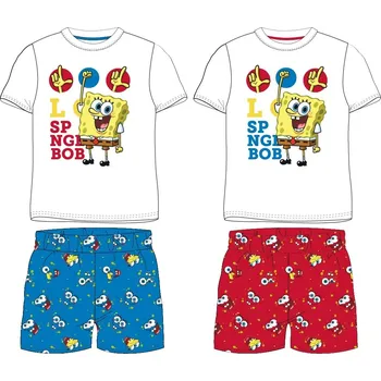 Chlapecké pyžamo Chlapecké pyžamo SPONGEBOB krátké Barva: Modrá, Velikost: 128