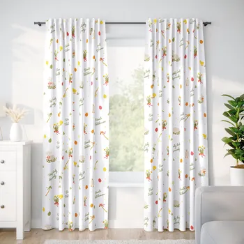 Závěs Bavlněný závěs - České Velikonoce 240x150 cm