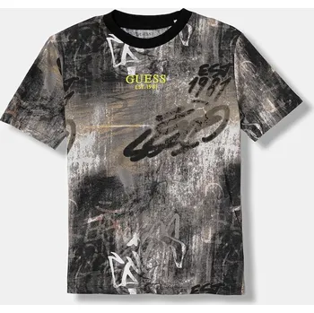 Dětská móda Dětské bavlněné tričko Guess L6RI04.K8HM4.PPY2 šedá 90X, vel. 166-175