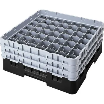 Cambro Koš Camrack 49 pozic, výška sklenice 25,8 cm - Černá| TOM, R-49S958-110