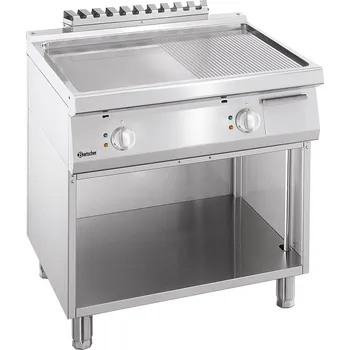 Kuchyňský gril BARTSCHER Grilovací deska, hladká/vroubkovaná, 800x700x850 mm | BARTSCHER, 700 Classic