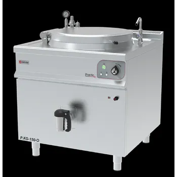 Plynový zářič GASTROHAAL Plynový varný kotel kulatý, dvouplášťový 150 l | GASTROHAAL, P.KG-150-O