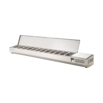 asber Chladicí nástavba 12x GN1/3, 2542x396x290 mm | ASBER, GVL-254