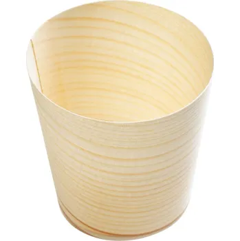 Jednorázové nádobí Verlo Kelímek bambusový 6 × 6 cm (50 ks)| TOM, V-30031