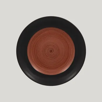 Talíř RAK Porcelain RAK Trinidad talíř mělký pr. 24 cm, hnědý | RAK Porcelain, TRCLFP24BW-12