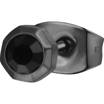 Náušnice Brosway Černá single náušnice s krystalem Ink BIK25 + 2 měsíce na vrácení zboží