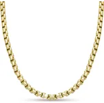 Řetízek box pozlacený 2600