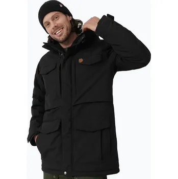 Pánská parka Pánská péřová bunda Fjällräven Nuuk Parka černá F86668