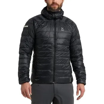 Dámská casual bunda Pánská bunda Haglöfs L.I.M Down Hood velikost M černá