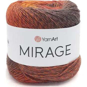 Galanterie YarnArt Příze Mirage 5311 oranžovo-hnědá