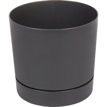Oliver dekorativní květináč 18 antracitová průměr 18 cm