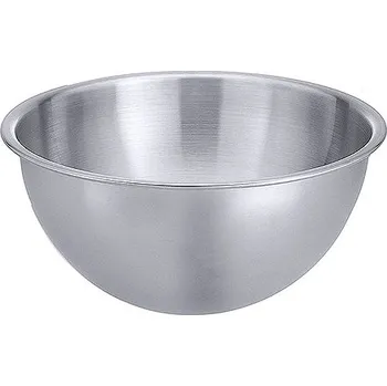 CONTACTO Mísa ze saténové nerezové oceli se širokým okrajem a plochým dnem 3,5 l | CONTACTO, 1551/240