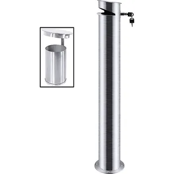 Popelník CONTACTO Popelník volněstojící se zámkem, průměr 160 mm | CONTACTO, 1622/100