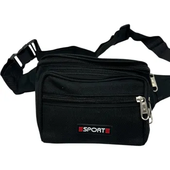 Pánská černá ledvinka SPORT Barva: Černá