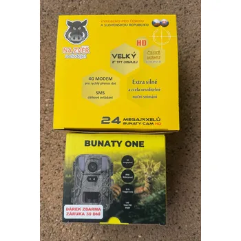 Fotopast AKCE! 1+1 zdarma Fotopast BUNATY 4G GSM sada komplet