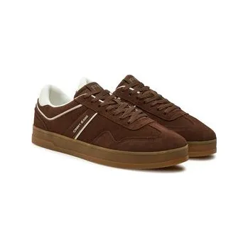 Dámská obuv Tommy Jeans Sneakersy The Greenwich Suede EM0EM01516 Hnědá 42