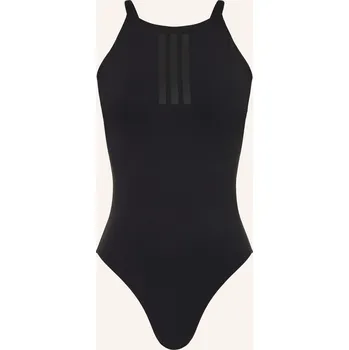 Dámské plavky Adidas Dámské Plavky S Vysokým Výstřihem 3-Streifen, černá, 44