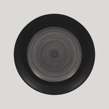 Talíř RAK Porcelain RAK Trinidad talíř mělký pr. 27 cm, šedý | RAK Porcelain, TRCLFP27BG-12