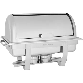 kotlíky TECHNICA Chafing Roll Top GN 1/1, 600x350x410 mm | TECHNICA, Silver Line