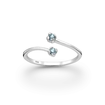 Prsten TOPAZ uni nastavitelný prsten ze stříbra