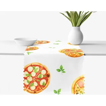 ubrus Běhoun na stůl teflonový - Lahodná pizza 20x120 cm
