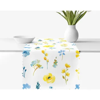 ubrus Běhoun na stůl teflonový - Svěží louka 20x120 cm