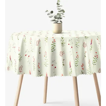 ubrus Kulatý teflonový ubrus - Polní květiny Ø 100 cm