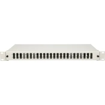 Patch panel Extralink 48 Core | Rozváděč | 24 SC Duplex, 48 svarů, Šedý