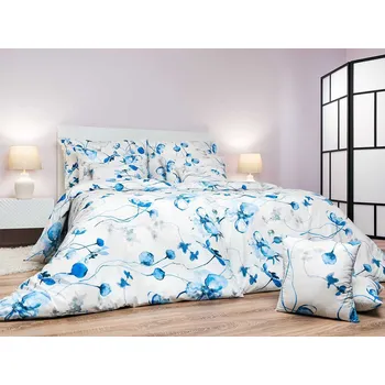 Povlečení DADKA VRACOV Povlečení flanel Bloom elegance banán 220x200, 2x70x90 cm