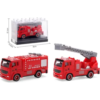 Hračka Kovový model hasičského auta 1:64 - více druhů