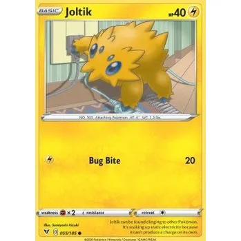 Karetní hra Pokémon VIV 055/185 Joltik - Vivid Voltage Stav: Near Mint, Verze: REVERSE HOLO