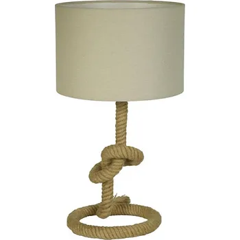 Lampička Searchlight EU78410 - Stolní lampa ROPE 1xE27/60W/230V