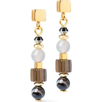 Náušnice Coeur de Lion dámské náušnice Iconic GeoCUBE 4347/21-1112