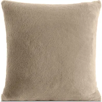 Povlak na polštářek Kožešinové dekorační povlak na polštář NINA ve světle béžové barvě 45 x 45 cm