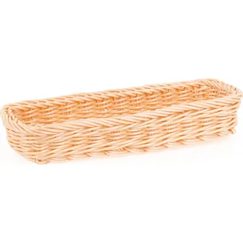 Příbor TECHNICA Košík na příbory z polyratanu 270x100x45 mm, béžový | TECHNICA, Gold Line