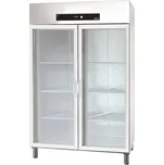 asber Chladicí skříň pozinkovaná, prosklené dveře GN 2/1, 1400 l, 1388x826x2008 mm | ASBER, ECP-1402-G GLASS HC