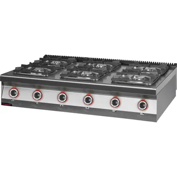 Sporák KROMET Nastavitelný plynový vařič 6-hořák | KROMET, 900.KG-6