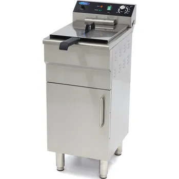 fritéza Maxima Fritéza - 16 l - 1 koš - s vypouštěcím kohoutem a stojanem - 400 V | Maxima, 09365155