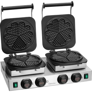 Vaflovač BARTSCHER Vaflovač dvoudílný s litinovým povrchem , 600x450x225 mm | BARTSCHER, 370198