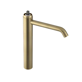 Sapho ULTRAMIX tělo stojánkové umyvadlové baterie vysoké, prodloužená hubice, zlato mat - UT007G-1