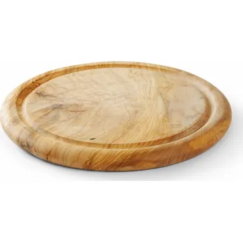 HENDI Servírovací deska z olivového dřeva, HENDI, ⌀260x(H)25mm