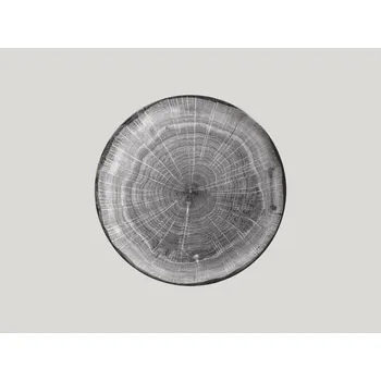 Talíř RAK Porcelain RAK Woodart talíř mělký coupe 27 cm – šedá | RAK Porcelain, WDNNPR27BG-12