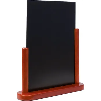 výuková tabulka CONTACTO Tabule na menu s dřevěným podstavcem, mahagón 300x210 mm | CONTACTO, 7685/301