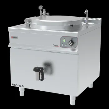 Sporák GASTROHAAL Elektrický varný kotel kulatý, dvouplášťový 150 l | GASTROHAAL, P.KE-150-O