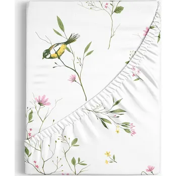 Prostěradlo Bavlněné napínací prostěradlo - Život v přírodě 80 x 160 cm