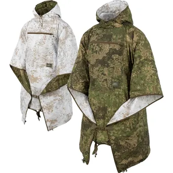Pláštěnka Poncho Helikon Reversible Swagman Roll - Pencott Wildwood / Pencott Snowdrift