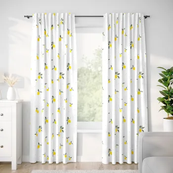 Závěs Bavlněný závěs - Citrony 140x150 cm