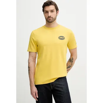 Pánské tričko Bavlněné tričko Tommy Hilfiger MW0MW41460 žlutá 11X, vel. L