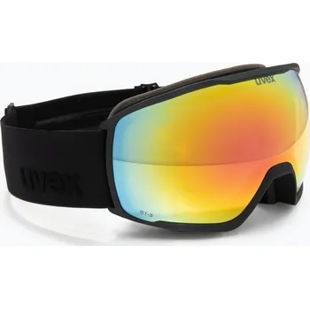 Sjezdové lyžování Lyžařské brýle UVEX Victorious V black matt/vario rainbow mirror