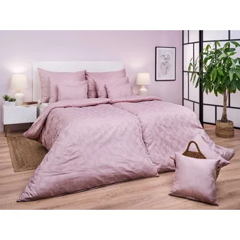 DADKA VRACOV Povlečení damašek Rokoko pudrové 140x240, 70x90 cm